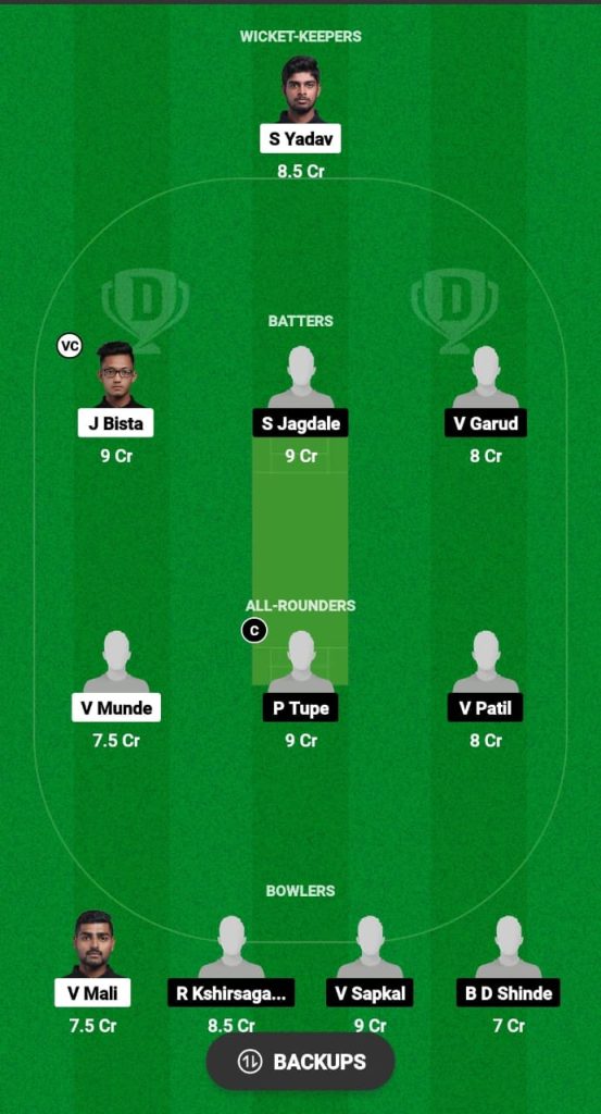 MSC vs MMG Dream11 Prediction Fantasy Cricket Tips Dream11 Team Maharashtra Clubs CL T20 2024 