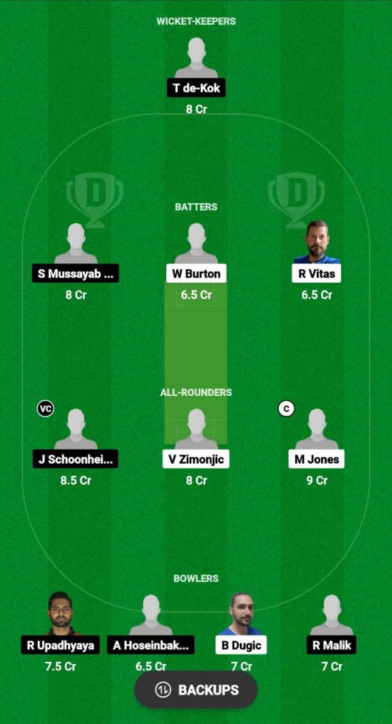 STG vs VOC Dream11 Prediction Fantasy Cricket Tips Dream11 Team European T10 Cricket Championship 