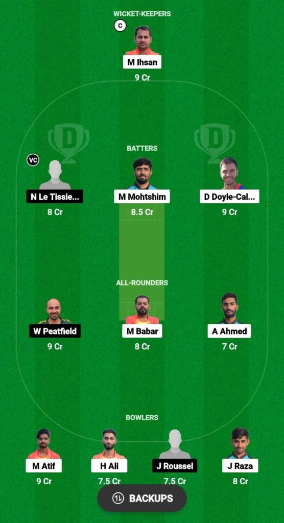 PIC vs IPC Dream11 Prediction Fantasy Cricket Tips Dream11 Team European T10 Cricket League 