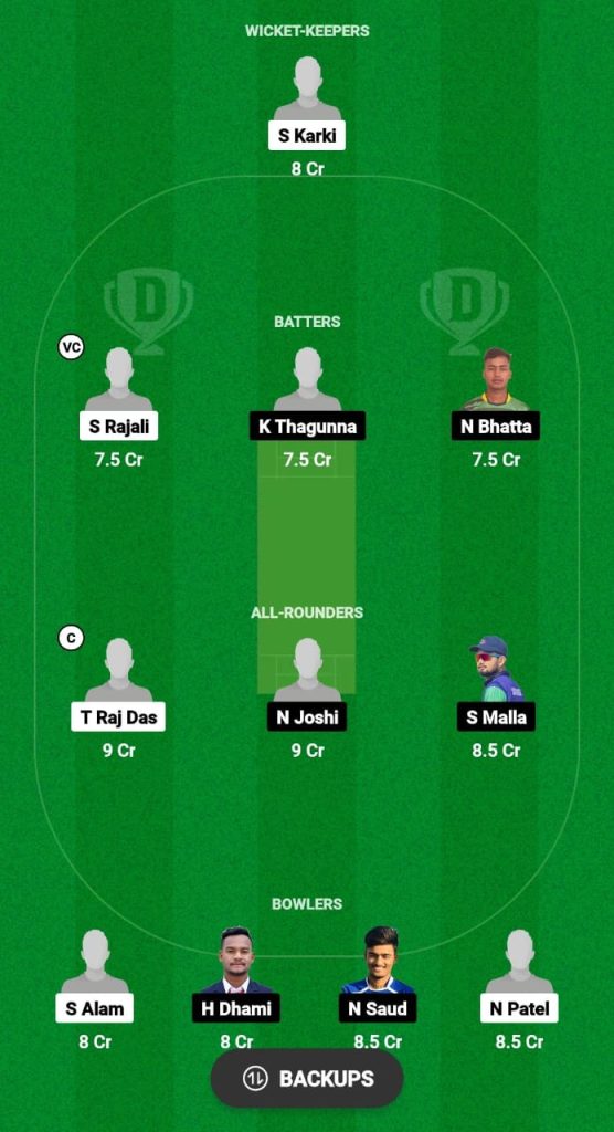 TAC vs SPP Dream11 Prediction Fantasy Cricket Tips Dream11 Team Nepal T20 Championship 