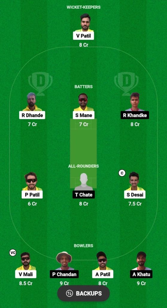 MSC vs PSC Dream11 Prediction Fantasy Cricket Tips Dream11 Team Maharashtra Clubs CL T20 2024 