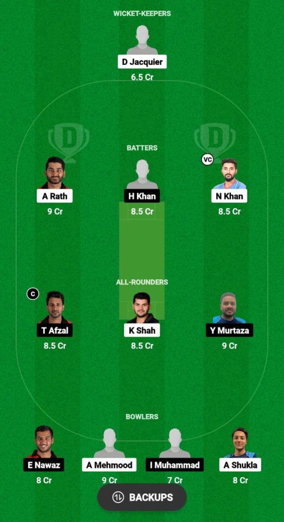 HKCC vs PACC Dream11 Prediction Fantasy Cricket Tips Dream11 Team CHK Men's Premier League T20 