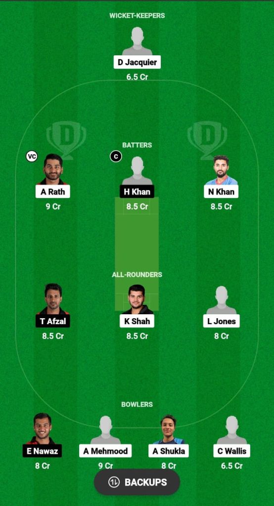 HKCC vs PACC Dream11 Prediction Fantasy Cricket Tips Dream11 Team CHK Men's Premier League T20 