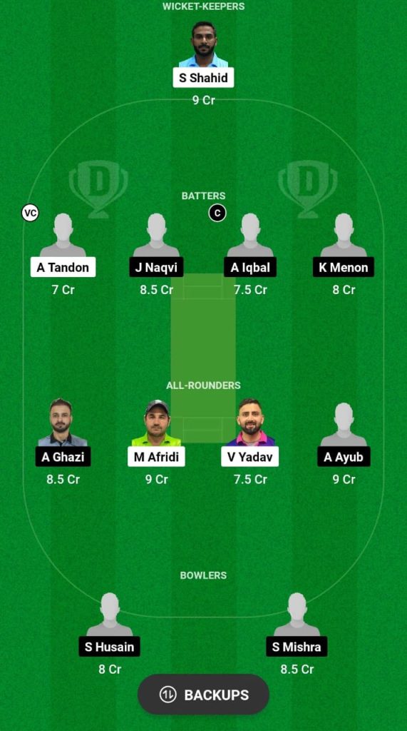 AZ vs ACC Dream11 Prediction Fantasy Cricket Tips Dream11 Team Sharjah Ramadan T20 