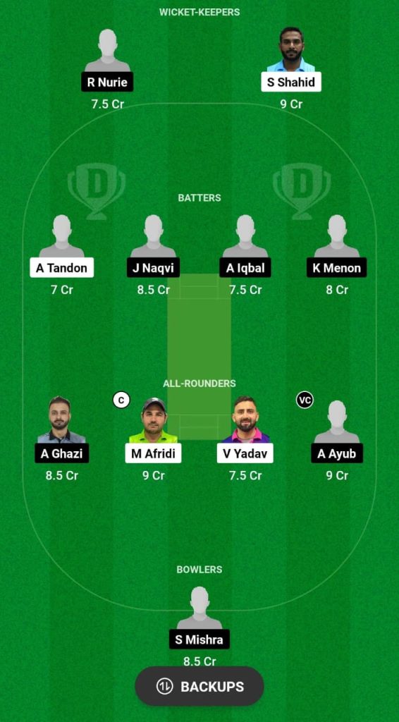 AZ vs ACC Dream11 Prediction Fantasy Cricket Tips Dream11 Team Sharjah Ramadan T20 