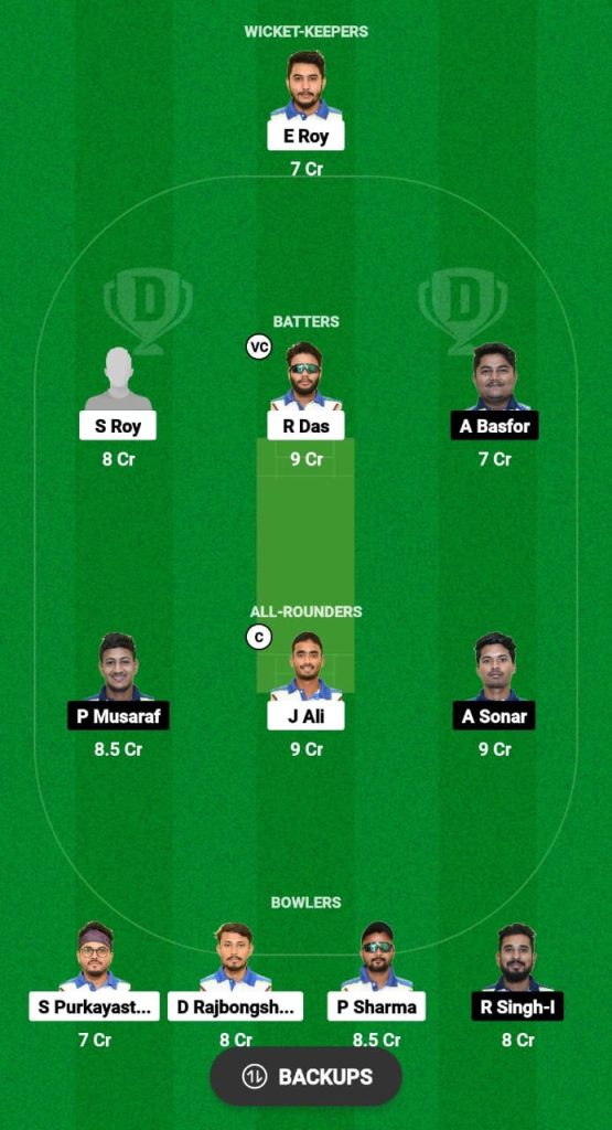 BCC vs NSC Dream11 Prediction Fantasy Cricket Tips Dream11 Team Guwahati Premier League T20 