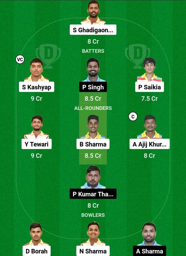 GTC vs SG Dream11 Prediction Fantasy Cricket Tips Dream11 Team Guwahati Premier League T20 