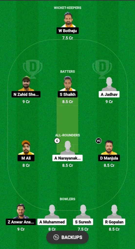 CU vs NCMB Dream11 Prediction Fantasy Cricket Tips Dream11 Team Kuwait Ramadan T10 Challengers Cup 2024 