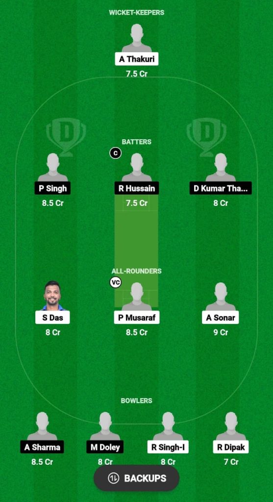 NSC vs SG Dream11 Prediction Fantasy Cricket Tips Dream11 Team Guwahati Premier League T20 