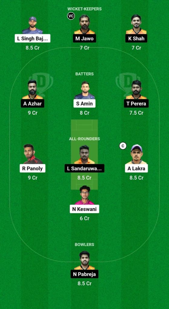 ZGS vs UKX Dream11 Prediction Fantasy Cricket Tips Dream11 Team Sharjah Ramadan T20 