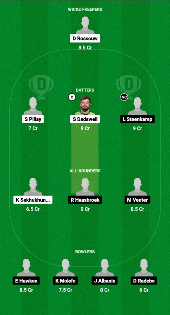 ES vs LIM Dream11 Prediction Fantasy Cricket Tips Dream11 Team South African Div 2 