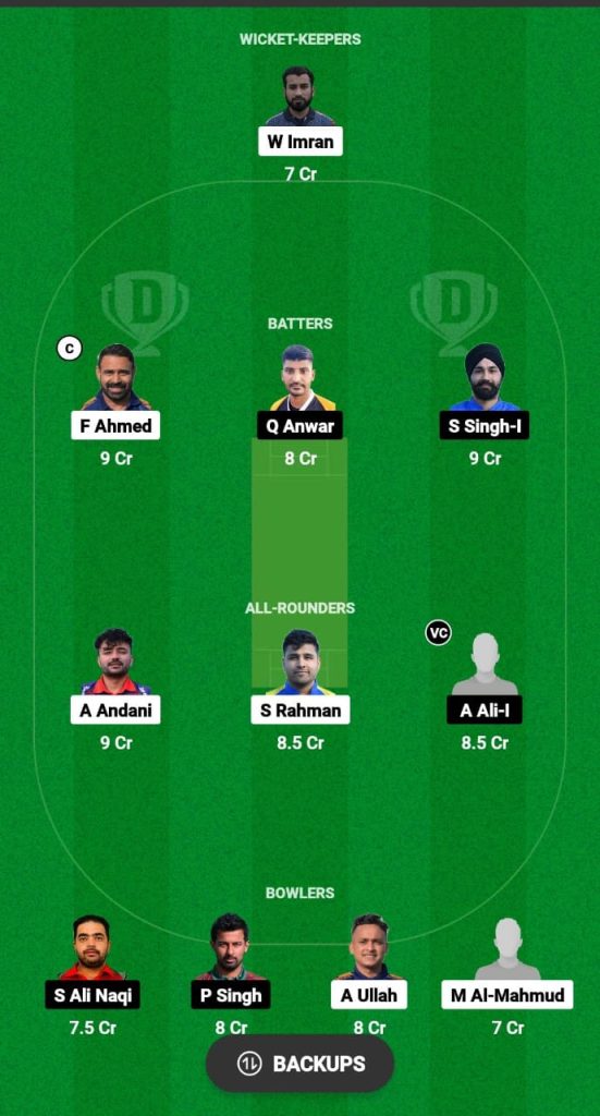 GOR vs PNJ Dream11 Prediction Fantasy Cricket Tips Dream11 Team ECS Portugal T10 2024 