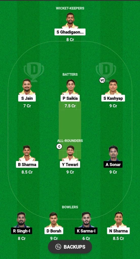 GTC vs NSC Dream11 Prediction Fantasy Cricket Tips Dream11 Team Guwahati Premier League T20 