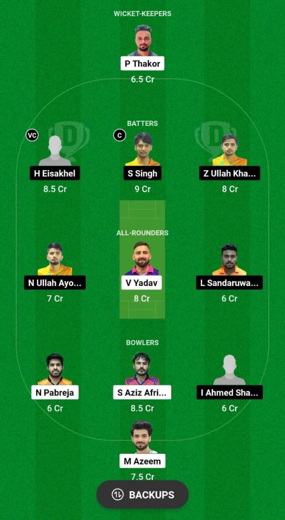 LR vs SVDJ Dream11 Prediction Fantasy Cricket Tips Dream11 Team ICC Academy Ramadan I10 