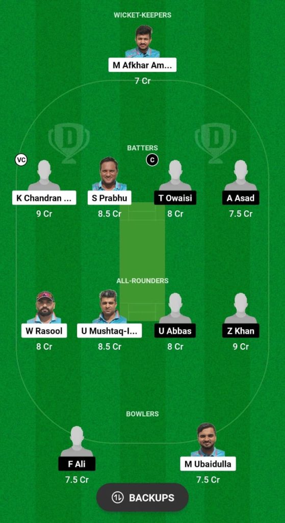 FES vs KHE Dream11 Prediction Fantasy Cricket Tips Dream11 Team Sharjah Ramadan T20 