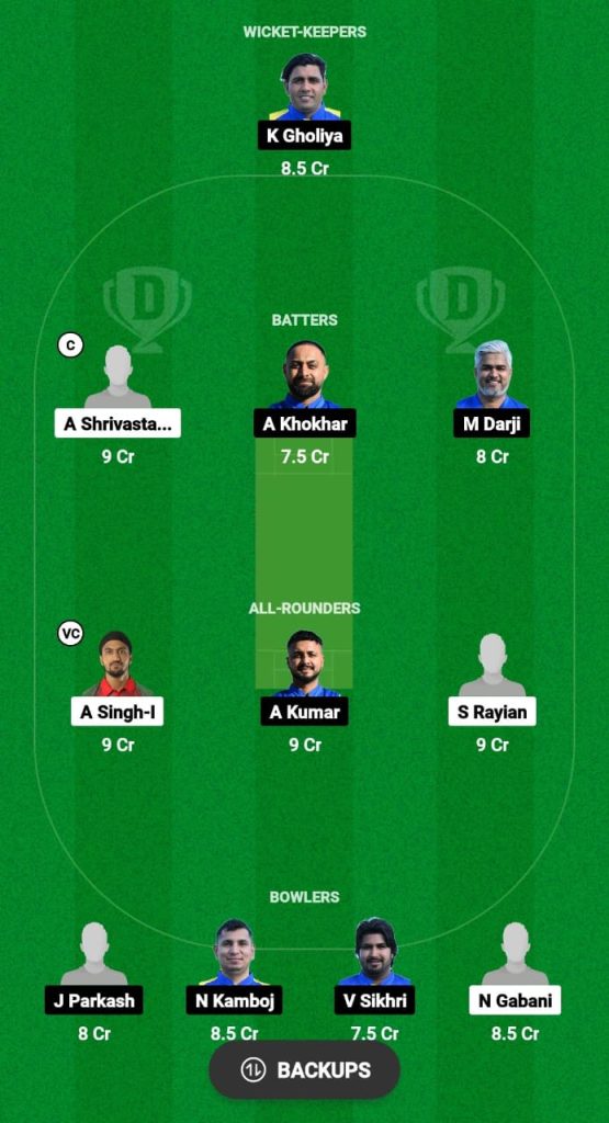 LSG vs GAM Dream11 Prediction Fantasy Cricket Tips Dream11 Team ECS Portugal T10 2024 