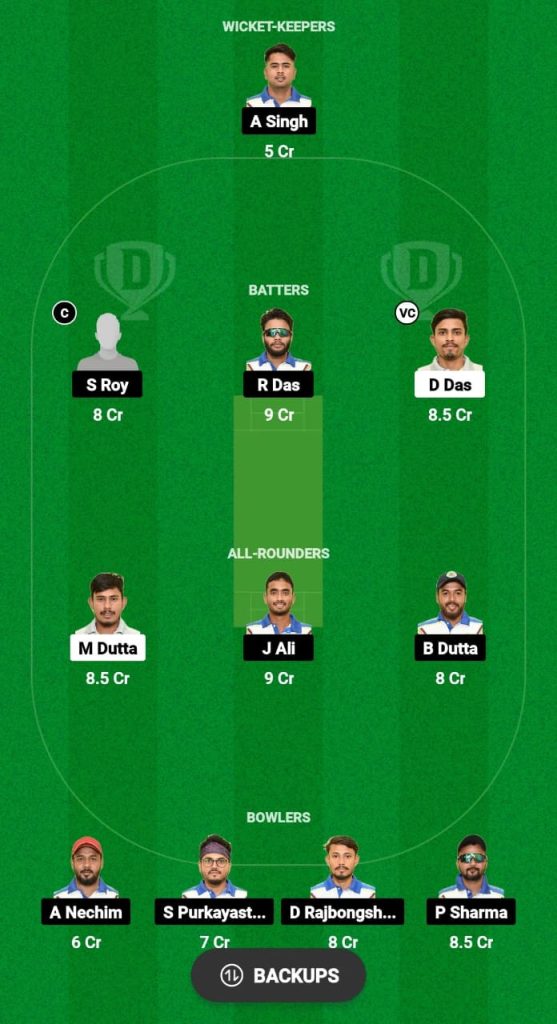 SCC vs BCC Dream11 Prediction Fantasy Cricket Tips Dream11 Team Guwahati Premier League T20 