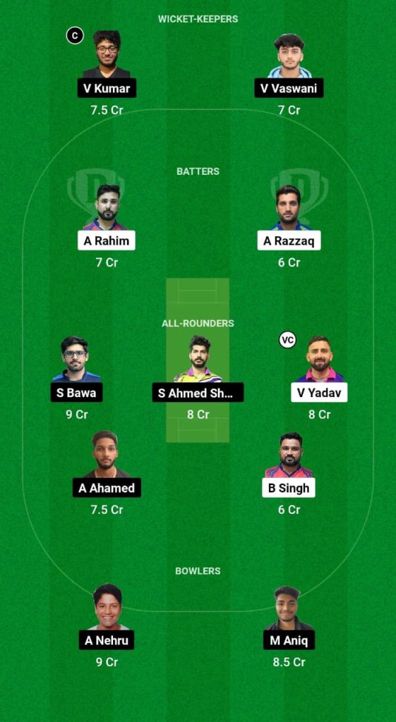 LR vs DCS Dream11 Prediction Fantasy Cricket Tips Dream11 Team ICC Academy Ramadan I10 