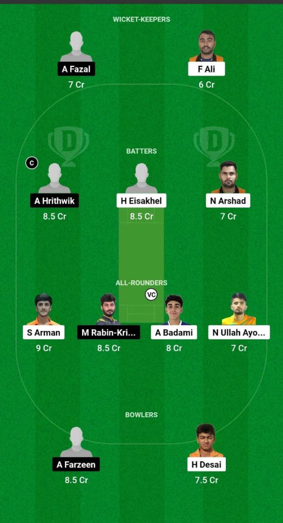 SVDJ vs CSG Dream11 Prediction Fantasy Cricket Tips Dream11 Team Sharjah Ramadan T20 