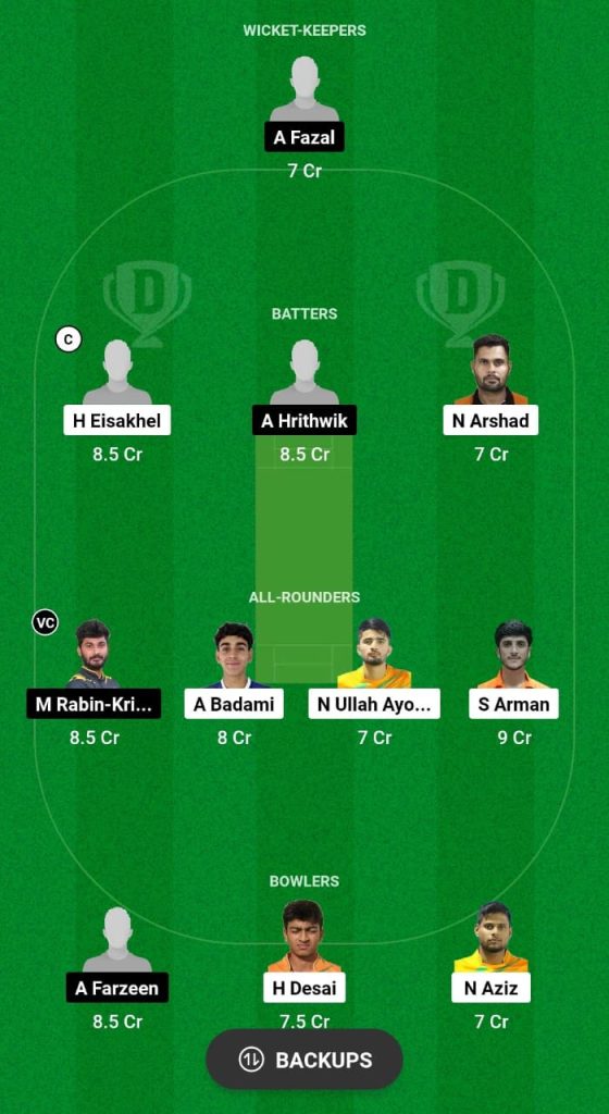 SVDJ vs CSG Dream11 Prediction Fantasy Cricket Tips Dream11 Team Sharjah Ramadan T20 