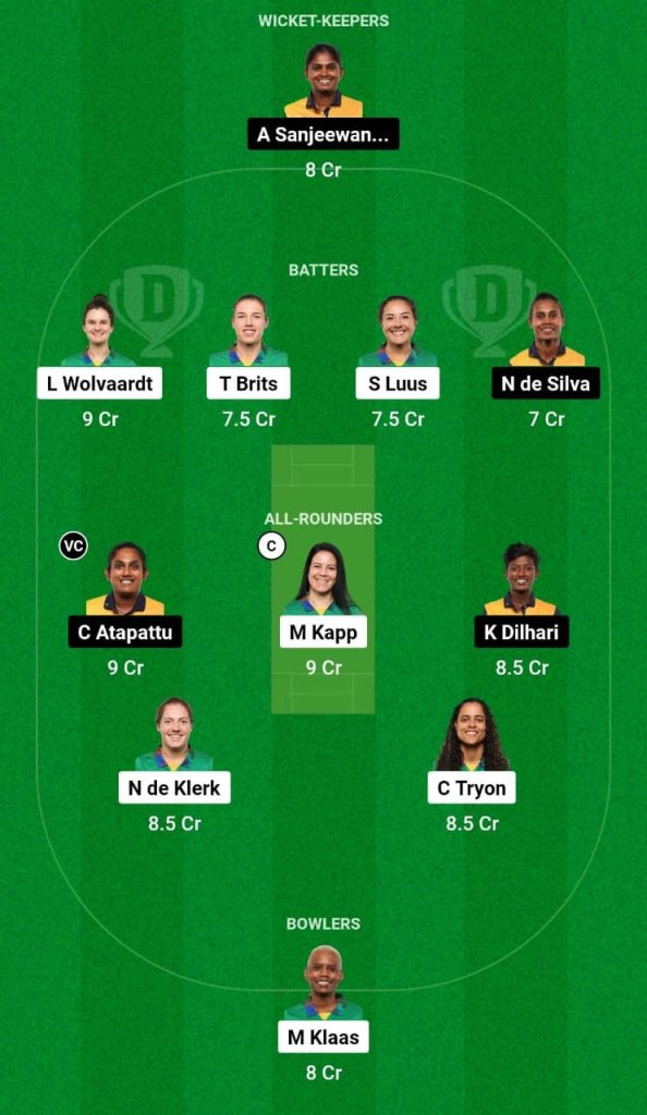 SA-W vs BD-W Dream11 Prediction Fantasy Cricket Tips Dream11 Team Sri Lanka Women Tour of Sri Lanka Women Tour of South Africa 