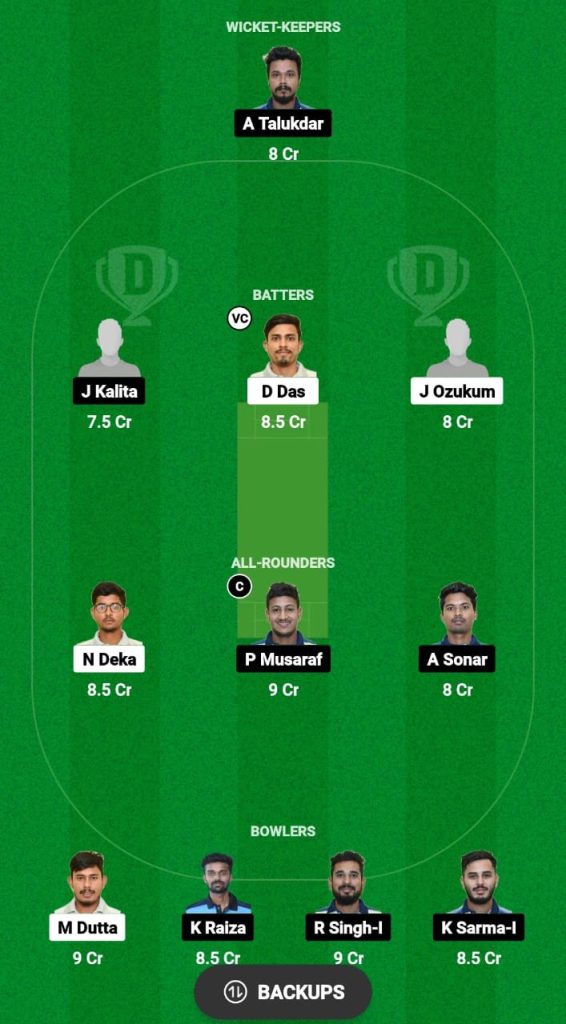 SCC vs NSC Dream11 Prediction Fantasy Cricket Tips Dream11 Team Guwahati Premier League T20 