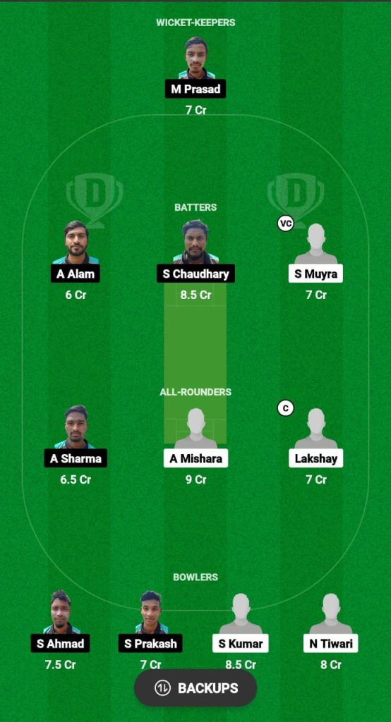 RYC vs KNC Dream11 Prediction Fantasy Cricket Tips Dream11 Team East UP T20 Club Championship 2024 