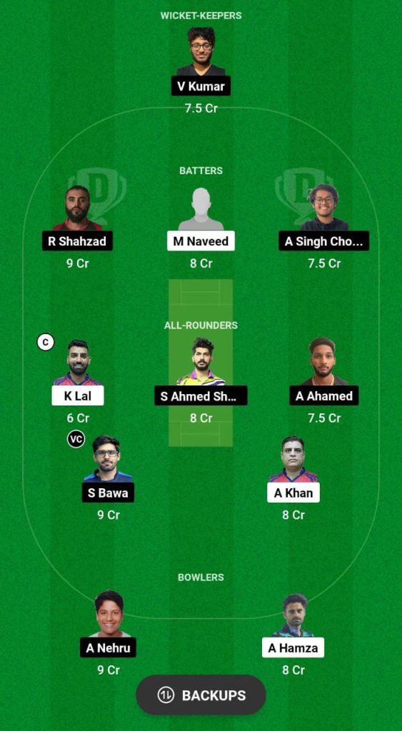 AZ vs DCS Dream11 Prediction Fantasy Cricket Tips Dream11 Team ICC Academy Ramadan I10