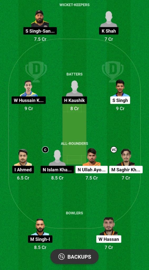 DT vs SVDJ Dream11 Prediction Fantasy Cricket Tips Dream11 Team ICC Academy Ramadan I10