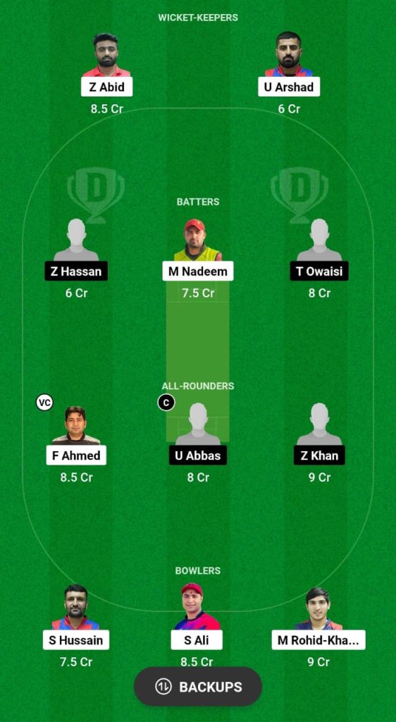 TVS vs KHE Dream11 Prediction Fantasy Cricket Tips Dream11 Team Sharjah Ramadan T20