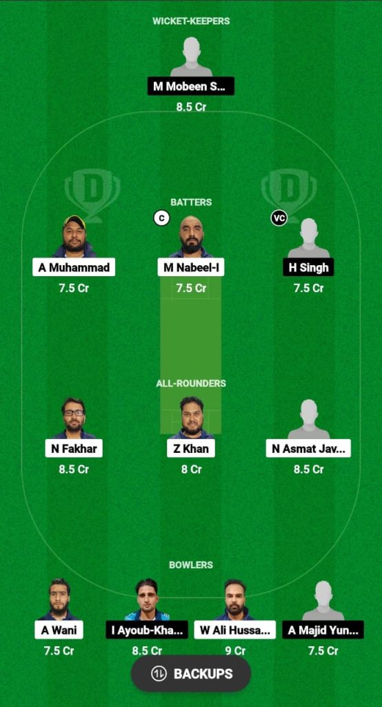 MEC vs JKW Dream11 Prediction Fantasy Cricket Tips Dream11 Team Kuwait Ramadan T10 Challengers Cup 