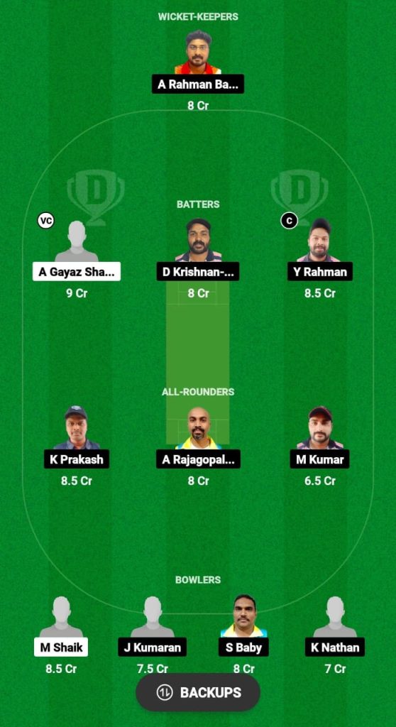 AP vs TCT Dream11 Prediction Fantasy Cricket Tips Dream11 Team Kuwait Ramadan T10 Challengers Cup 