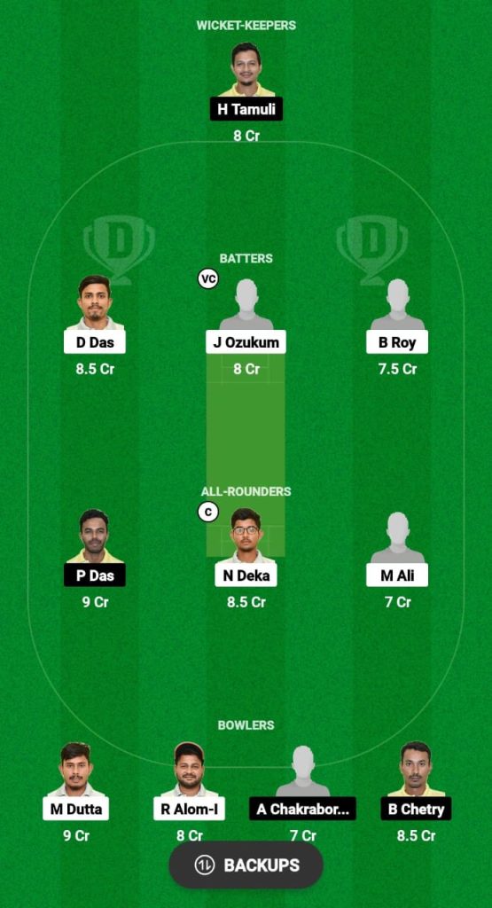 SCC vs NBC Dream11 Prediction Fantasy Cricket Tips Dream11 Team Guwahati Premier League T20