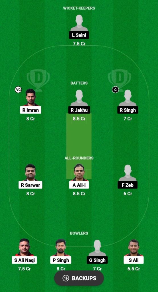 PNJ vs CK Dream11 Prediction Fantasy Cricket Tips Dream11 Team ECS Portugal T10 2024 