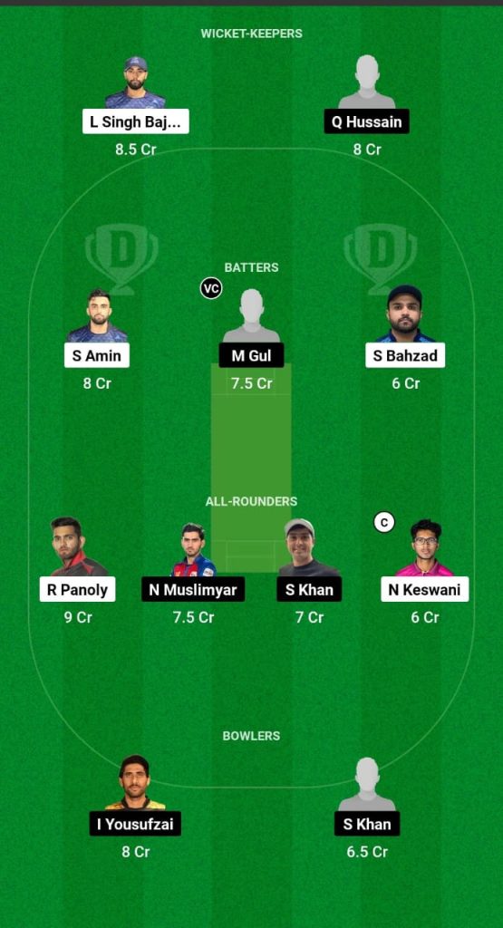 ZGS vs MDW Dream11 Prediction Fantasy Cricket Tips Dream11 Team Sharjah Ramadan T20