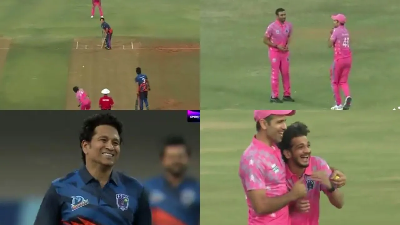 Watch: Munawar Faruqui stuns Mumbai crowd as he removes Sachin Tendulkar in ISPL