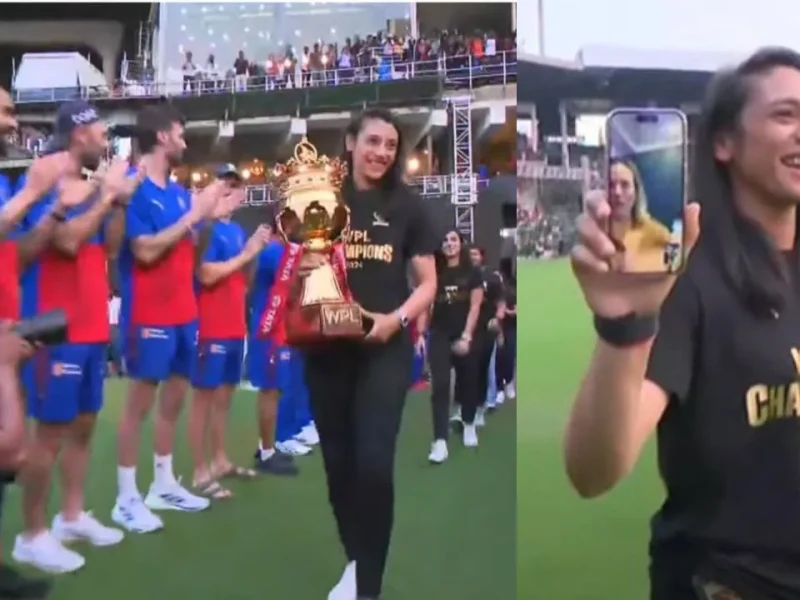 Watch: Virat Kohli & Co. line up to give guard of honor to WPL-winning RCB Women’s team