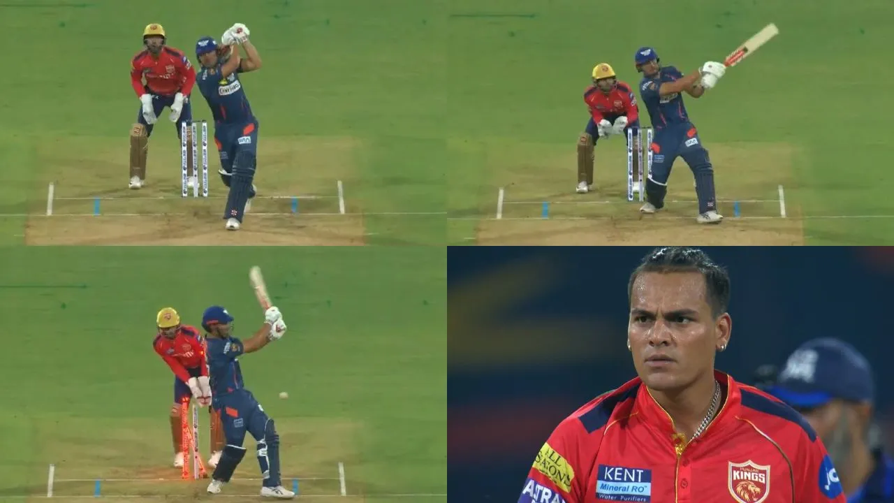 Rahul Chahar castles Marcus Stoinis