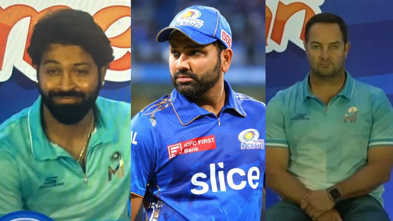 Rohit Sharma, Mark Boucher, Hardik Pandya