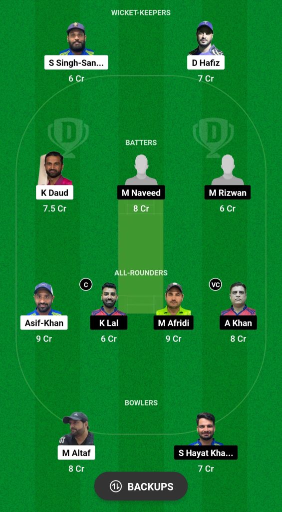 DT vs AZ Dream11 Prediction Fantasy Cricket Tips Dream11 Team ICC Academy Ramadan I10 2024 