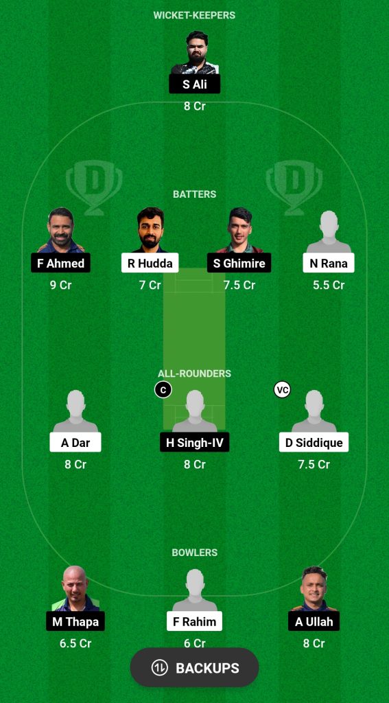 LCA vs GOR Dream11 Prediction Fantasy Cricket Tips Dream11 ECS Portugal T10 2024 