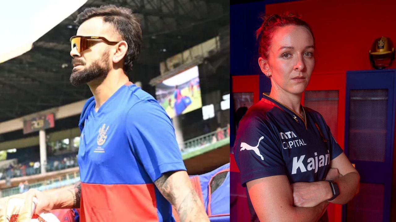 Virat Kohli and Kate Cross