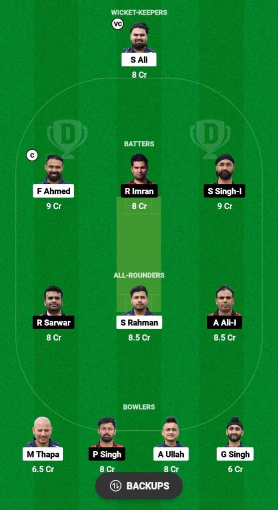 GOR vs PNJ Dream11 Prediction Fantasy Cricket Tips Dream11 Team ECS Portugal T10