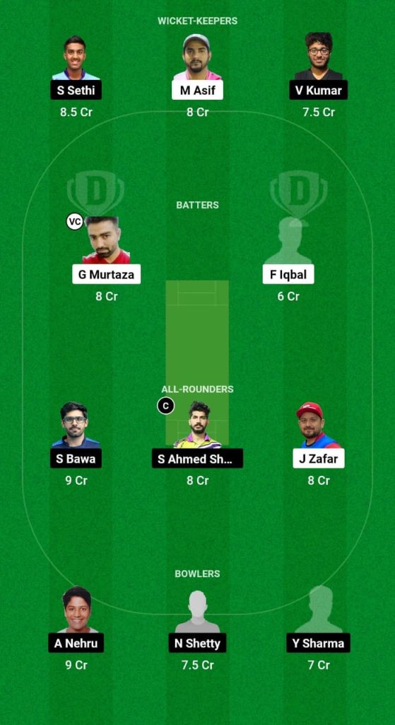 TS vs DCS Dream11 Prediction Fantasy Cricket Tips Dream11 Team ICC Academy Ramadan I10 