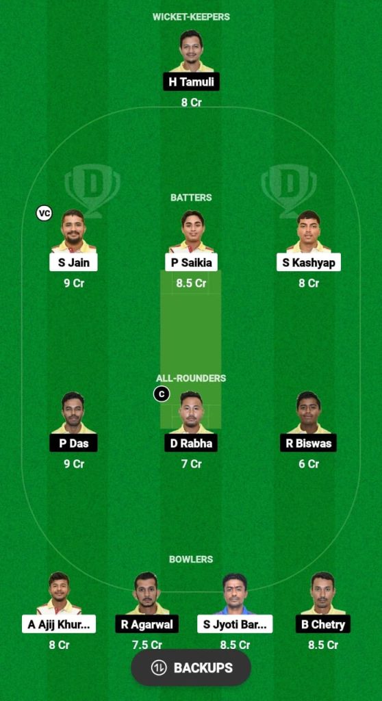 GTC vs NBC Dream11 Prediction Fantasy Cricket Tips Dream11 Team Guwahati Premier League T20 