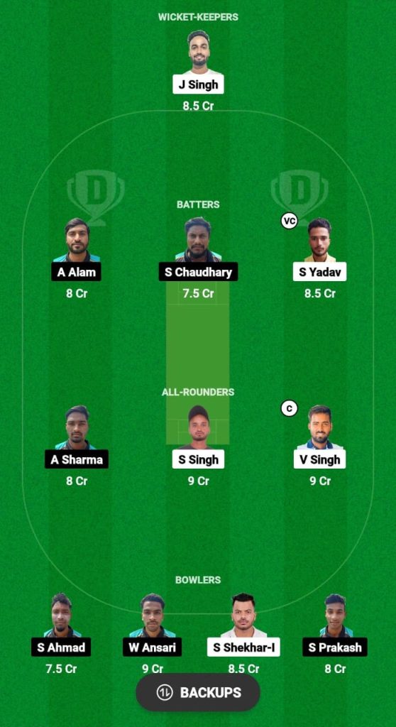 DAC vs KNC Dream11 Prediction Fantasy Cricket Tips Dream11 Team East UP T20 Club Championship 