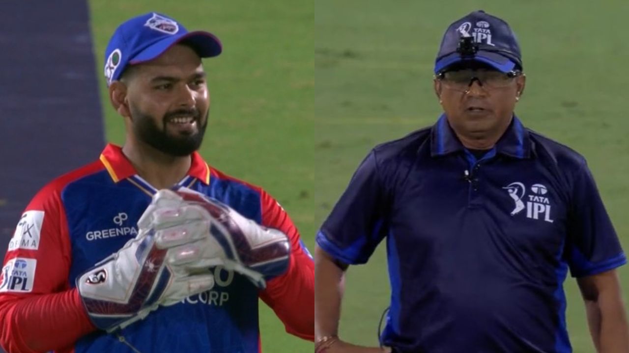 DC, Umpire denies Rishabh Pant a DRS
